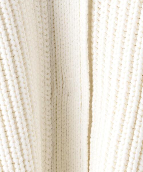 AEWEN MATOPH（イウエン マトフ）の「＜AEWEN MATOPH（イウエン マトフ）＞C/NY アゼ スナップ Vネックカーディガン（カーディガン/ボレロ・レディース・ブラック/オフホワイト・FREE）」の20枚目の写真