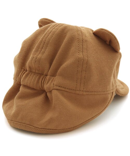 Ampersand（アンパサンド）の「ベビー耳つきキャップ_UVカット（その他ベビー用品・キッズ・サックスブルー/キャメル・44/46/48）」の3枚目の写真