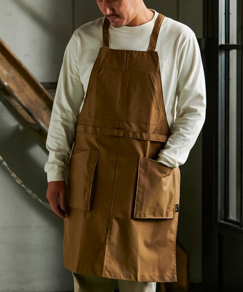 ONE SIZE LIBERAIDERS ワークエプロン コヨーテ Liberaiders PX APRON COYOTE （リベレイダース PX エプロン-ブラウン