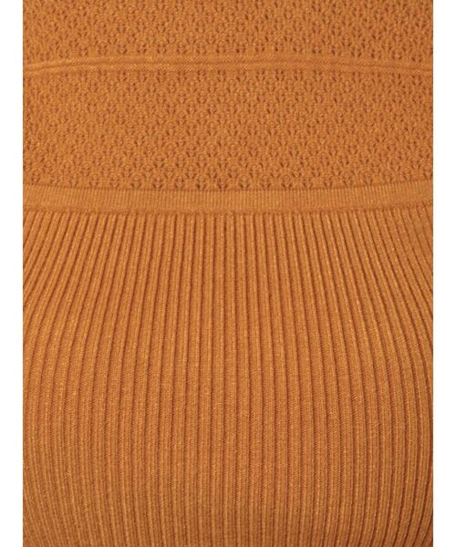 EVRIS（エヴリス）の「バックオープンパフスリーブニットトップス（ニット/セーター・レディース・ブラック/オレンジ/ブルー・FREE）」の21枚目の写真