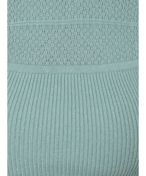 EVRIS（エヴリス）の「バックオープンパフスリーブニットトップス（ニット/セーター・レディース・ブラック/オレンジ/ブルー・FREE）」の22枚目の写真