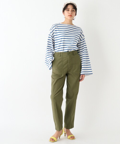 OPAQUE.CLIP（オペークドットクリップ）の「◆オーガニックコットン ベイカーパンツ（その他パンツ・レディース・オフホワイト/グレー系その他/カーキ/ブラウン系その他・42/40/36/38/34）」の22枚目の写真