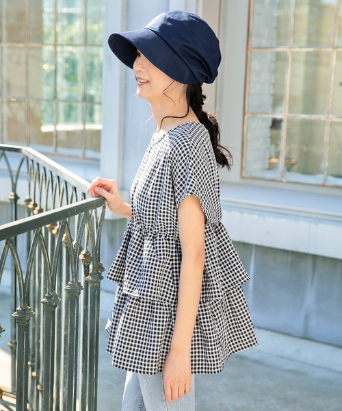 QUEENHEAD（クイーンヘッド）の「つば広キャスケット(クレンゼ使用