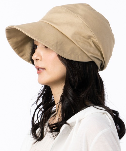 山田レン着用ベージュ キャスケット セール】つば広キャスケット(クレンゼ使用)（キャスケット