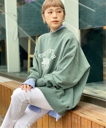 R JUBILEE | ・【R JUBILEE/アール ジュビリー】 プリントクルーネックスウェット(スウェット)