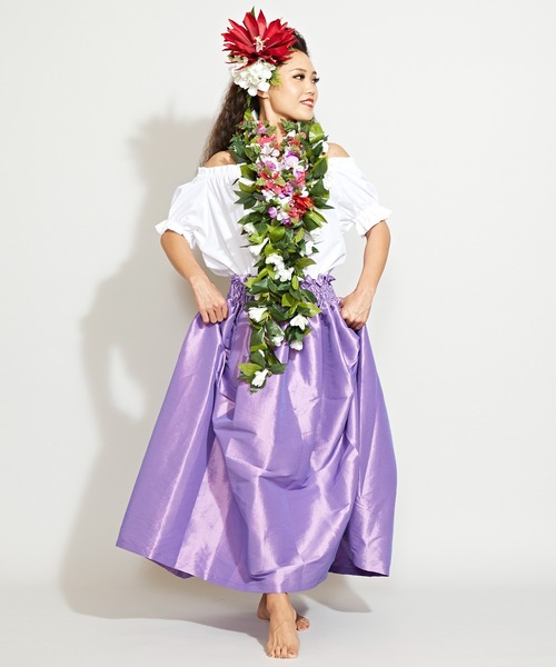 Maunaloa(マウナロア)の「【Maunaloa】パフフレンチ袖ブラウス(シャツ/ブラウス・レディース・ブラック/ホワイト・L/M/S)」の9枚目の写真