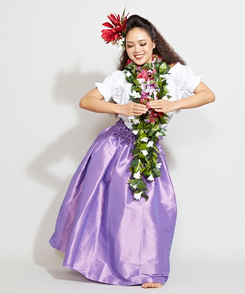 Maunaloa(マウナロア)の「【Maunaloa】パフフレンチ袖ブラウス(シャツ/ブラウス・レディース・ブラック/ホワイト・L/M/S)」の10枚目の写真