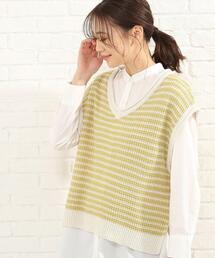 SHOO・LA・RUE | リネンライクざっくりベスト(ベスト)