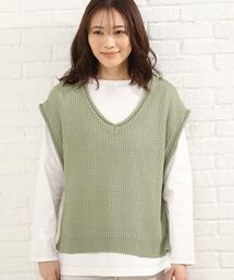 SHOO・LA・RUE | リネンライクざっくりベスト(ベスト)