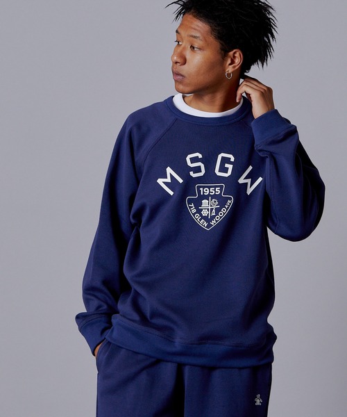 penguin BY MUNSINGWEAR(ペンギン バイ マンシングウェア)の「ペンギン バイ マンシングウェア トレーニングスウェットダブルフェイス メンズ ユニセックス ウェア スポーツウェア ゴルフ(スウェット・メンズ・ネイビー/グレー・L/XL/S/M)」の2枚目の写真