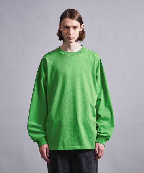 MONKEY TIME(モンキータイム)の「<VATANLOOP × monkey time> E/L VTLP OGN LONG SLEEVE TEE/カットソー(Tシャツ/カットソー・メンズ・ホワイト/ブラック/ピンク/ターコイズブルー/ケリー・S/M/L/XL)」の9枚目の写真