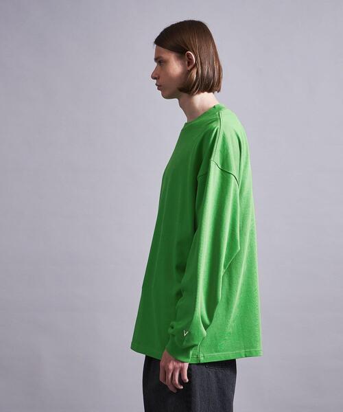 MONKEY TIME(モンキータイム)の「<VATANLOOP × monkey time> E/L VTLP OGN LONG SLEEVE TEE/カットソー(Tシャツ/カットソー・メンズ・ホワイト/ブラック/ピンク/ターコイズブルー/ケリー・S/M/L/XL)」の11枚目の写真