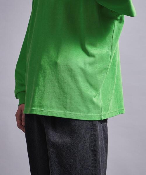 MONKEY TIME(モンキータイム)の「<VATANLOOP × monkey time> E/L VTLP OGN LONG SLEEVE TEE/カットソー(Tシャツ/カットソー・メンズ・ホワイト/ブラック/ピンク/ターコイズブルー/ケリー・S/M/L/XL)」の8枚目の写真