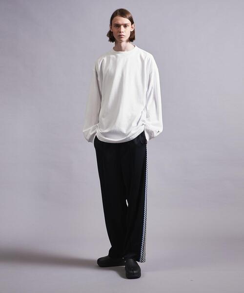 MONKEY TIME（モンキータイム）の「＜VATANLOOP × monkey time＞ E/L VTLP OGN LONG SLEEVE TEE/カットソー（Tシャツ/カットソー・メンズ・ピンク/ホワイト/ターコイズブルー/ブラック・XL/L/M/S）」の18枚目の写真