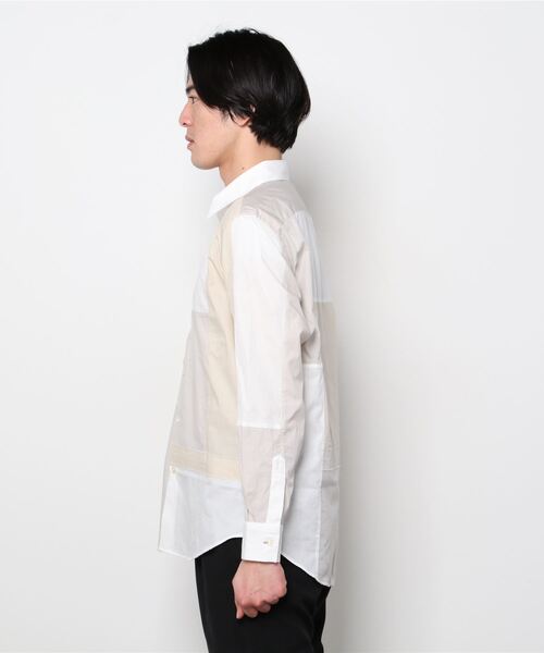 Paul Smith(ポールスミス)の「ミックスパターンオーガニックコットン シャツ / 123310 356X(シャツ/ブラウス・メンズ・ブルー系その他/ベージュ系その他・SMALL/MEDIUM/LARGE/X-LARGE/XX-LARGE)」の9枚目の写真