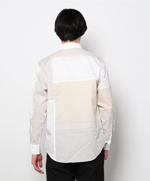 Paul Smith(ポールスミス)の「ミックスパターンオーガニックコットン シャツ / 123310 356X(シャツ/ブラウス・メンズ・ブルー系その他/ベージュ系その他・SMALL/MEDIUM/LARGE/X-LARGE/XX-LARGE)」の6枚目の写真