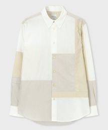 ミックスパターンオーガニックコットン シャツ / 123310 356X