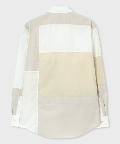 Paul Smith(ポールスミス)の「ミックスパターンオーガニックコットン シャツ / 123310 356X(シャツ/ブラウス・メンズ・ブルー系その他/ベージュ系その他・SMALL/MEDIUM/LARGE/X-LARGE/XX-LARGE)」の3枚目の写真