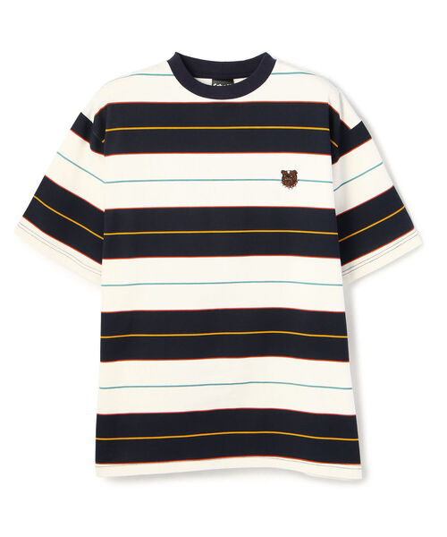 schott（ショット）の「Schott/ショット/MULTI BORDER T-SHIRT/マルチボーダー Tシャツ（Tシャツ/カットソー・メンズ・ブラック/グレー/ネイビー・X-LARGE/LARGE/MEDIUM/XX-LARGE）」の3枚目の写真