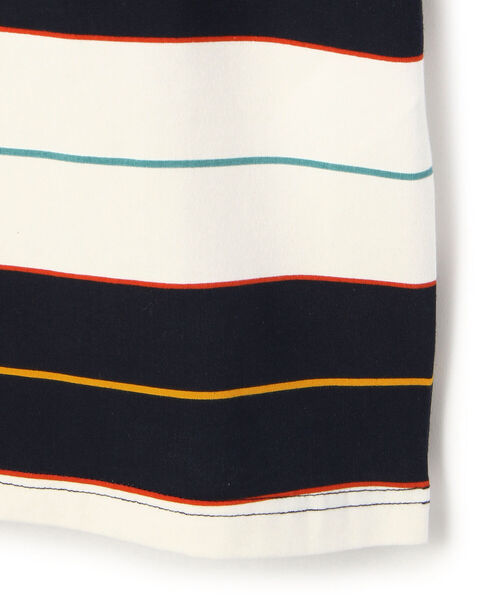 schott（ショット）の「Schott/ショット/MULTI BORDER T-SHIRT/マルチボーダー Tシャツ（Tシャツ/カットソー・メンズ・ブラック/グレー/ネイビー・X-LARGE/LARGE/MEDIUM/XX-LARGE）」の8枚目の写真