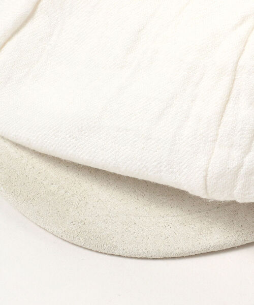 BEAMS PLUS(ビームスプラス)の「BEAMS PLUS / リネン キャスケット(キャスケット・メンズ・ホワイト/ブラック/ベージュ/オリーブ・ONE SIZE)」の9枚目の写真