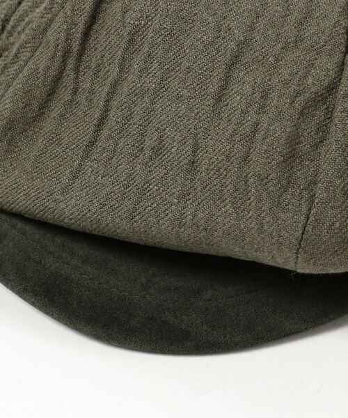 BEAMS PLUS(ビームスプラス)の「BEAMS PLUS / リネン キャスケット(キャスケット・メンズ・ホワイト/ブラック/ベージュ/オリーブ・ONE SIZE)」の17枚目の写真