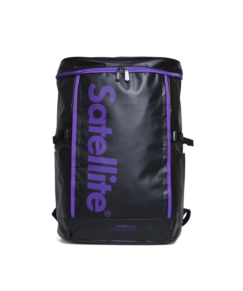 Satellite（サテライト）の「3- 高撥水バックパック  WATERPROOF 高耐水圧74297mm（バックパック/リュック・メンズ・ブラック×ホワイト/ブラック×パープル/ブラック×ブルー/ブラック×イエロー/ブラック×ピンク/ブラック/オレンジ/ライム・ONE SIZE）」の3枚目の写真