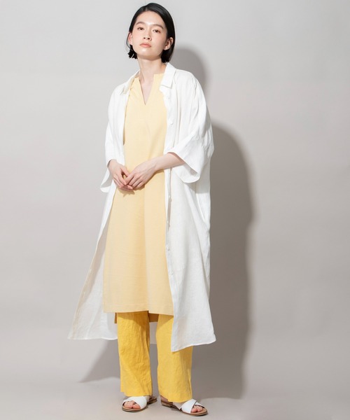 60sライトフレンチリネンシャツワンピース ワンピース Munich ミューニック のファッション通販 Zozotown