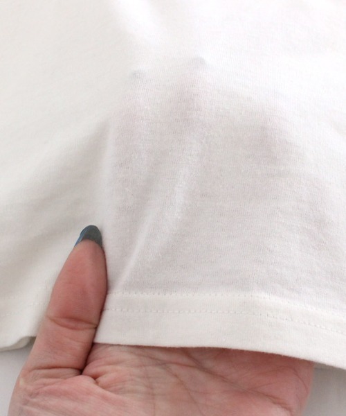 Pierrot（ピエロ）の「ギャザースリーブTシャツ（Tシャツ/カットソー・レディース・ブラック/オフホワイト/サンドベージュ/ラベンダー/ブルー系その他/イエロー系その他/オレンジ系その他/チャコール/テラコッタ/ブラウン/ネイビー/ブルー/グレー系その他/ライトピンク/ブルー系その他2・M/L）」の16枚目の写真