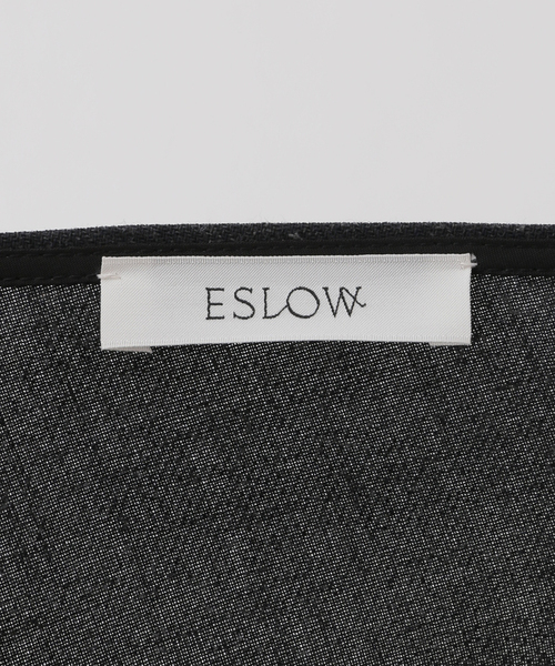 SLOBE IENA(スローブイエナ)の「【ESLOW/エスロー】 RUFFLE ブラウス(シャツ/ブラウス・レディース・ブラック/ライトグリーン・FREE)」の17枚目の写真