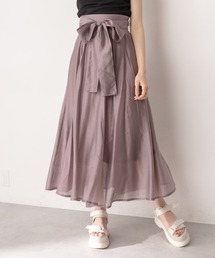 OLIVE des OLIVE | 【WEB限定カラー有】ウエストリボンタックフレアスカート(スカート)