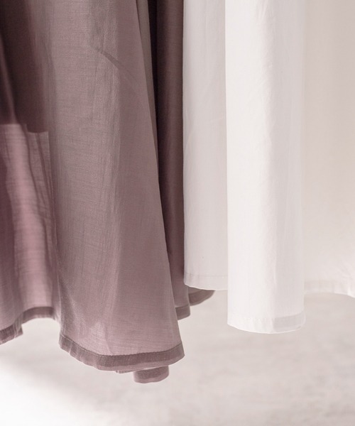 OLIVE des OLIVE(オリーブデオリーブ)の「【WEB限定カラー有】ウエストリボンタックフレアスカート(スカート・レディース・ホワイト/ブラック/パープル/オフホワイト/ライトブラウン・FREE)」の15枚目の写真