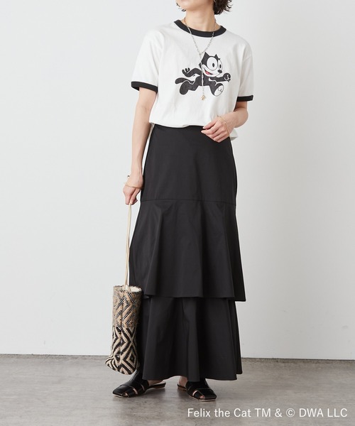 Omekashi(オメカシ)の「GOOD ROCK SPEED FELIX リンガーTシャツ(Tシャツ/カットソー・レディース・ホワイト・FREE)」の8枚目の写真