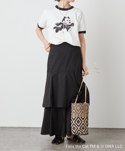 Omekashi(オメカシ)の「GOOD ROCK SPEED FELIX リンガーTシャツ(Tシャツ/カットソー・レディース・ホワイト・FREE)」の12枚目の写真