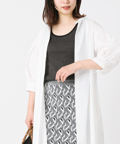 B.C STOCK(ベーセーストック)の「度詰めリブタンクトップ(タンクトップ・レディース・ホワイト/ブラック/ベージュ/グレー/オレンジ・FREE)」の11枚目の写真