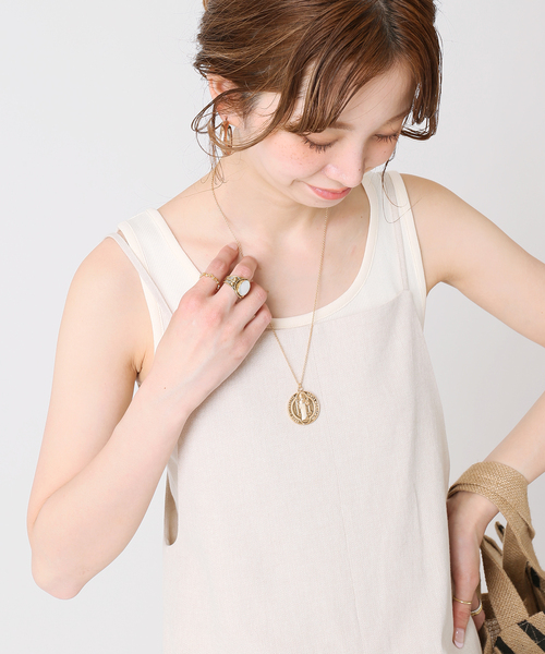 B.C STOCK(ベーセーストック)の「度詰めリブタンクトップ(タンクトップ・レディース・ホワイト/ブラック/ベージュ/グレー/オレンジ・FREE)」の14枚目の写真