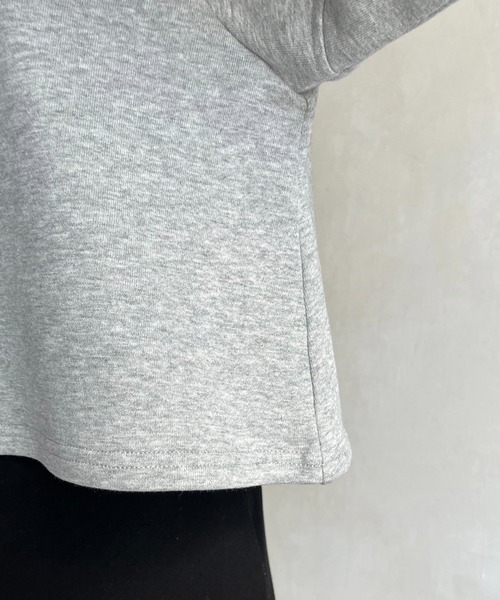 CAPRICIEUX LE'MAGE（カプリシューレマージュ）の「コクーンスリーブライトスエット（Tシャツ/カットソー・レディース・ホワイト/グレー/オレンジ・FREE）」の5枚目の写真