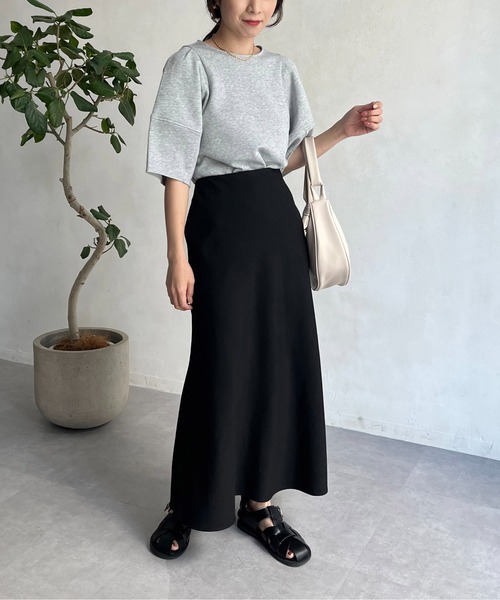 CAPRICIEUX LE'MAGE（カプリシューレマージュ）の「コクーンスリーブライトスエット（Tシャツ/カットソー・レディース・ホワイト/グレー/オレンジ・FREE）」の11枚目の写真