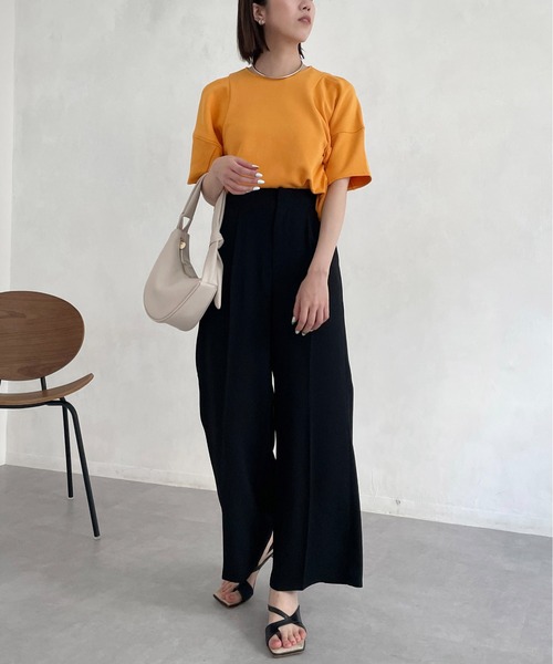 CAPRICIEUX LE'MAGE（カプリシューレマージュ）の「コクーンスリーブライトスエット（Tシャツ/カットソー・レディース・ホワイト/グレー/オレンジ・FREE）」の19枚目の写真