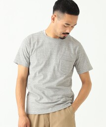 REMI RELIEF | REMI RELIEF × BEAMS PLUS / 別注 Pocket T-shirt Heather Grey(Tシャツ/カットソー)