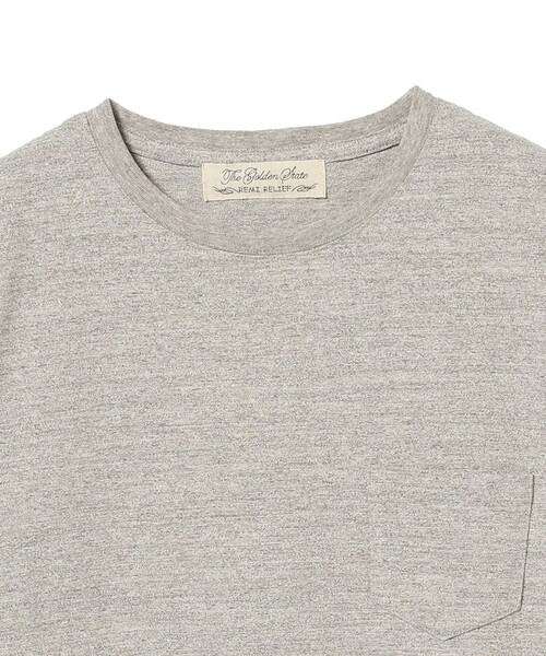 REMI RELIEF(レミレリーフ)の「REMI RELIEF × BEAMS PLUS / 別注 Pocket T-shirt Heather Grey(Tシャツ/カットソー・メンズ・グレー・MEDIUM/LARGE/X-LARGE/SMALL)」の6枚目の写真