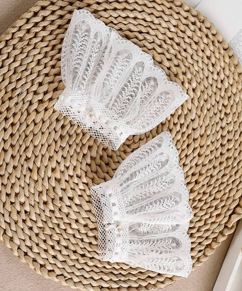 セール】レディース フェミニンレース付け袖 Fタイプ（アームカバー