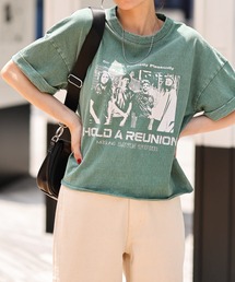 WEGO | WEGO/ロールアップピグメントT(Tシャツ/カットソー)