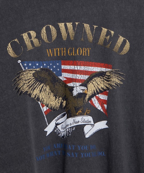 WEGO（ウィゴー）の「WEGO/ロールアップピグメントT（Tシャツ/カットソー・レディース・ブルー/グリーン/スミクロ・FREE）」の19枚目の写真