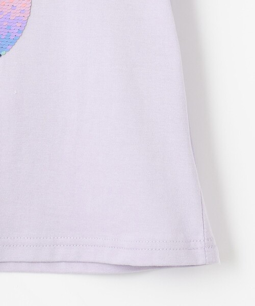 ANY(エニィ)の「接触冷感スパンコールTシャツ(Tシャツ/カットソー・キッズ・ホワイト系/ライトグリーン系/ライラック系・100/110/120/130)」の15枚目の写真