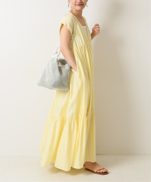 【新品タグ付】enrica エンリカ マキシワンピース イエロー enrica（エンリカ）の「【ENRICA/エンリカ】 マキシワンピース