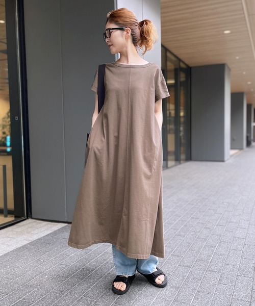 バックオープンフレアカットワンピース Spick & Span（スピックアンドスパン）の「バックオープン
