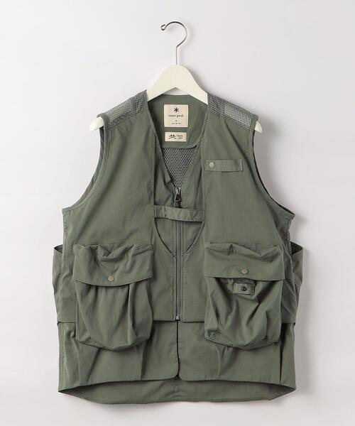 Snow Peak(スノーピーク)の「【WEB限定】<snow peak(スノーピーク)> Stc FR ベスト(ベスト・メンズ・ブラック/オリーブ・M/L)」の1枚目の写真