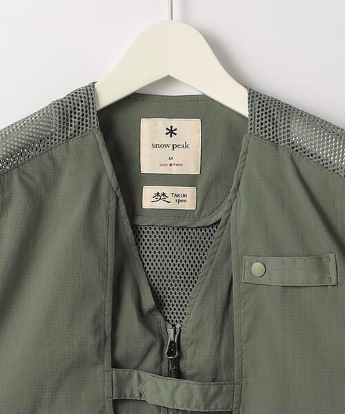 Snow Peak(スノーピーク)の「【WEB限定】<snow peak(スノーピーク)> Stc FR ベスト(ベスト・メンズ・ブラック/オリーブ・M/L)」の4枚目の写真