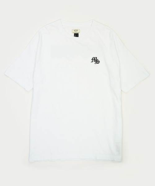 MANASTASH（マナスタッシュ）の「MANASTASH N.A.U/マナスタッシュエヌエーユー　GANG LOGO TEE ギャングロゴティー（Tシャツ/カットソー・メンズ・バーガンディー/ホワイト/ブラック・MEDIUM/LARGE/X-LARGE）」の7枚目の写真